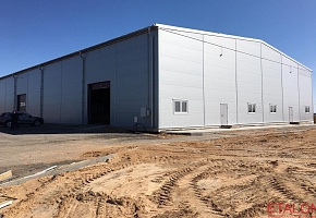 Sandėlio pastato statyba SOOO „Belrosagroservis“ teritorijoje, esančią a.g. Ozero, Uzdenskio rajone, Minsko apskrityje